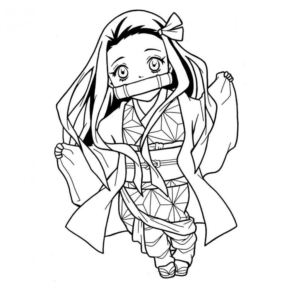 Nezuko De Cuerpo Completo Para Colorear Colorea Tus Dibujos Images